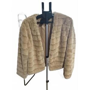 Tan Faux Fur Jacket